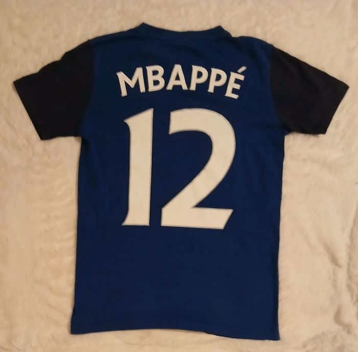 Tee-shirt France Football MBappe 14 ans - photo numéro 4