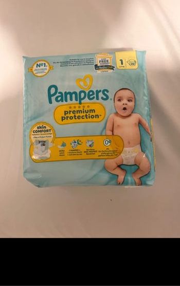 Couches Pampers Taille 1 (4x22couches)