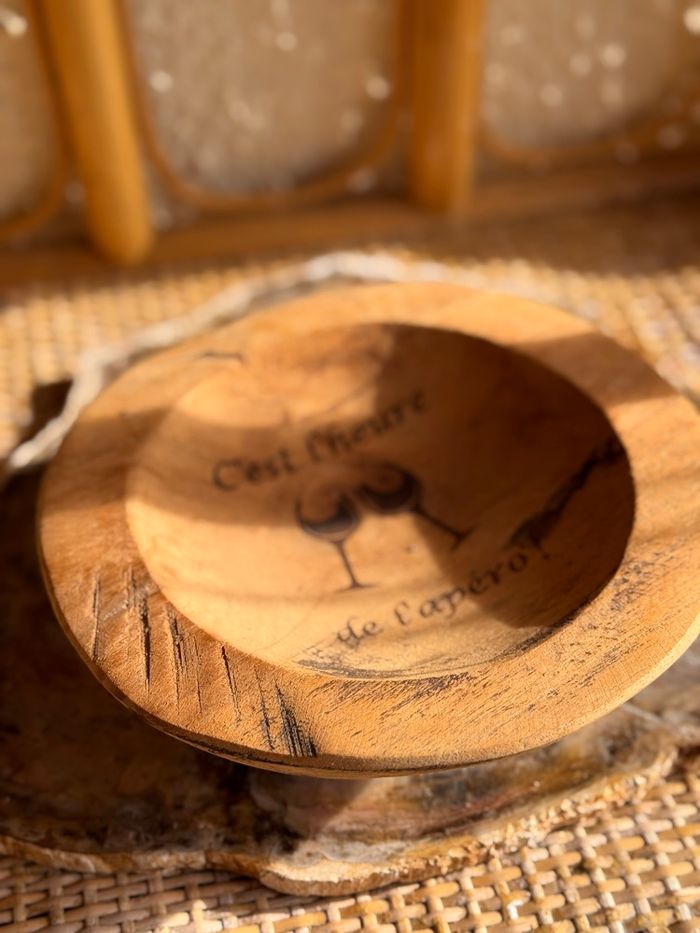 Bol en teck apéritif - photo numéro 2