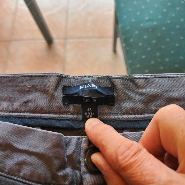 Chino gris slim fit Kiabi taille 46 - photo numéro 3