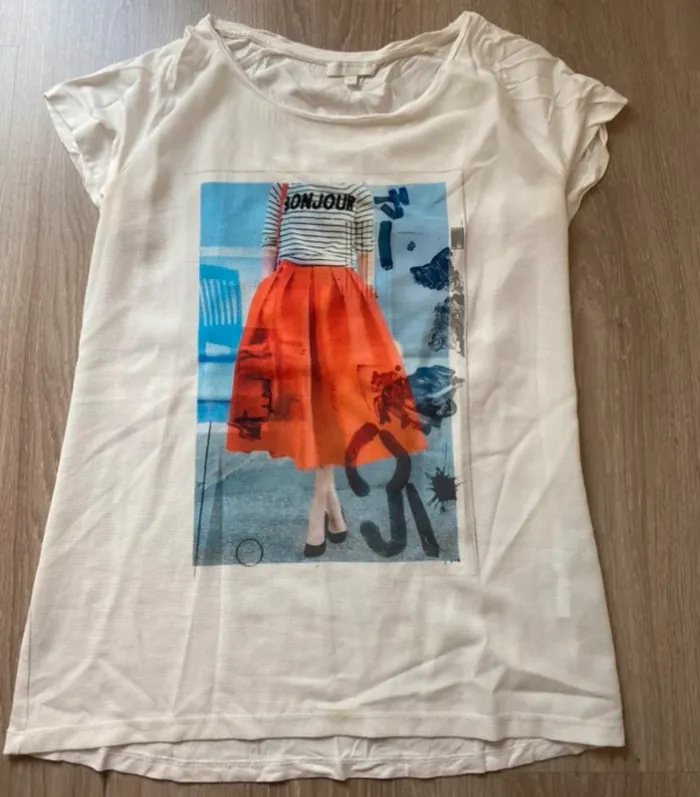 T-shirt blanc grain de malice XS - photo numéro 4