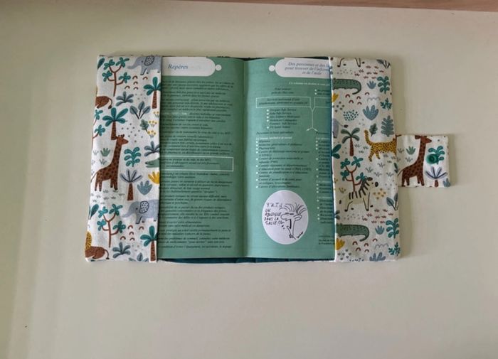 Protège carnet de santé thème Savane - photo numéro 7