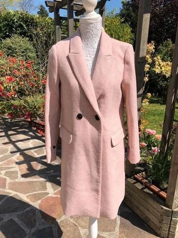 Manteau Mango neuf en taille S, rose poudré