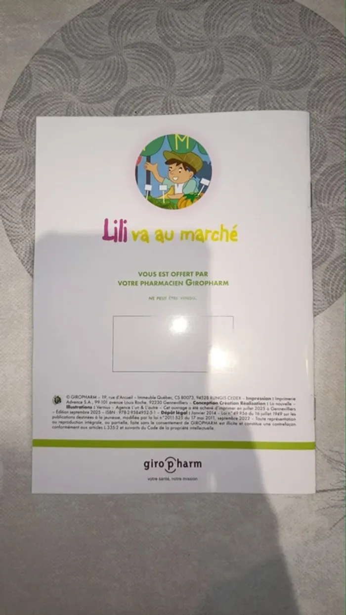 livre Lili va au marché  Giropharm - photo numéro 3