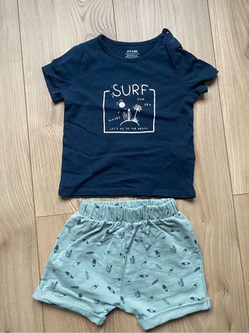 Ensemble short et t-shirt manche courte