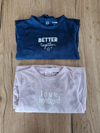 Lot de 2 pyjamas fins  3 mois