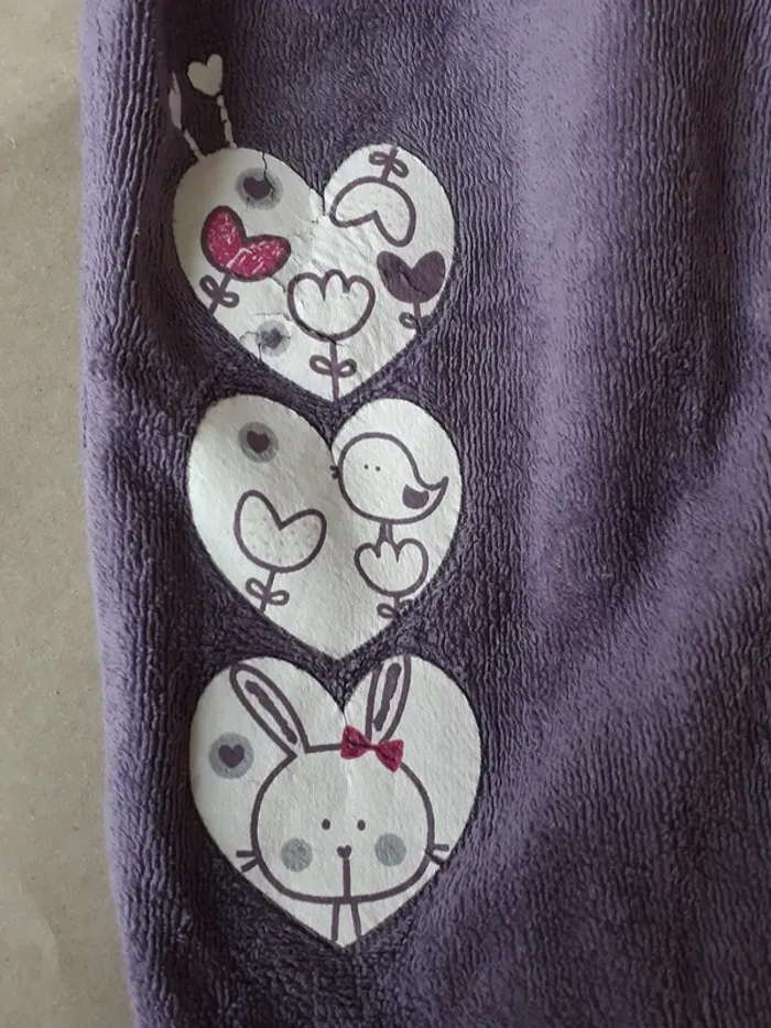 Pyjama / Grenouillère velours 12 Mois - photo numéro 4