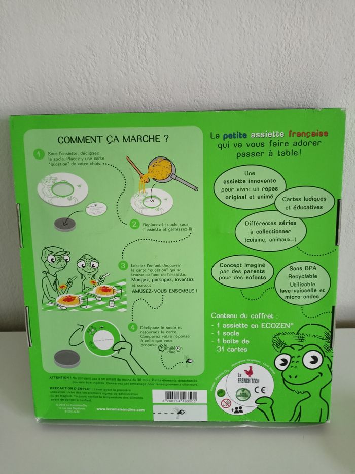 Assiette le caméléon dine + série 2 caméléon dry - photo numéro 4