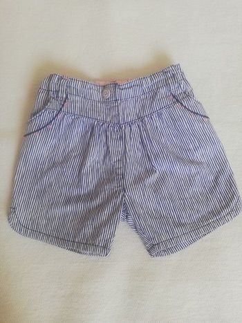 Short fille rayé bleu et blanc, 24 mois, Sergent Major, en très bon état