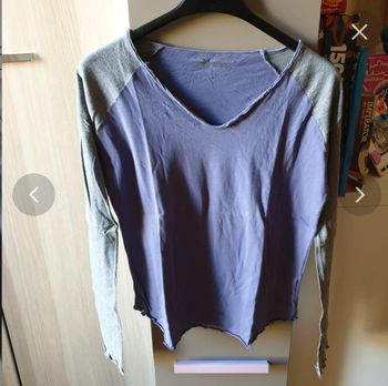 Tee-shirt manche longue col V, Zadig&Voltaire 12/14 ans