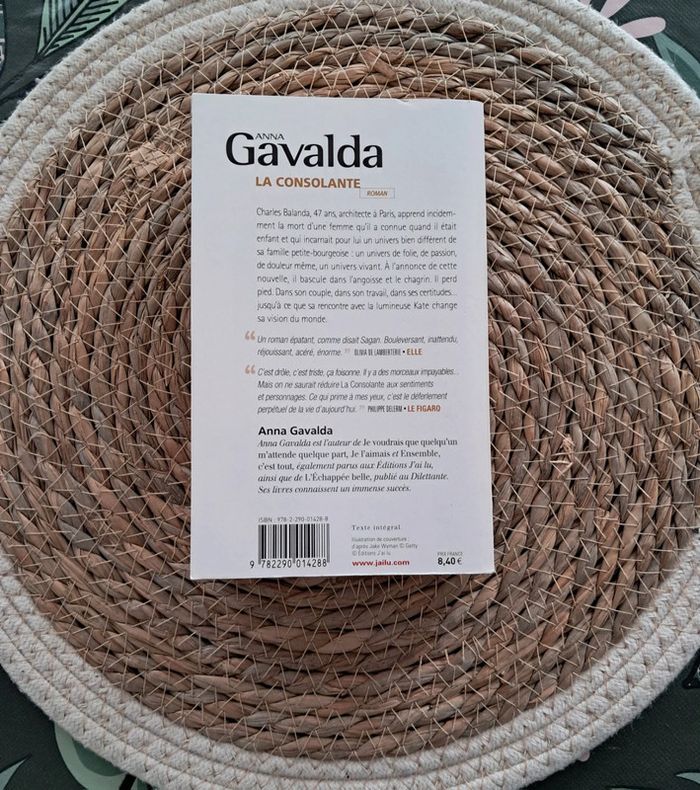 Livre La consolante Anna Gavalda - photo numéro 2