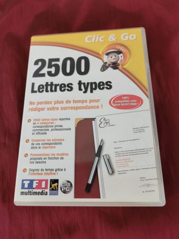 Cd-Rom. 2500 lettres types. Clic & Go