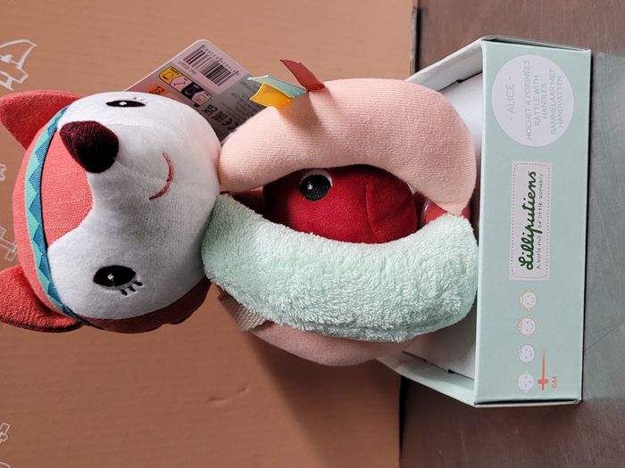 Hochet à poignées Alice la renarde - Lilliputiens