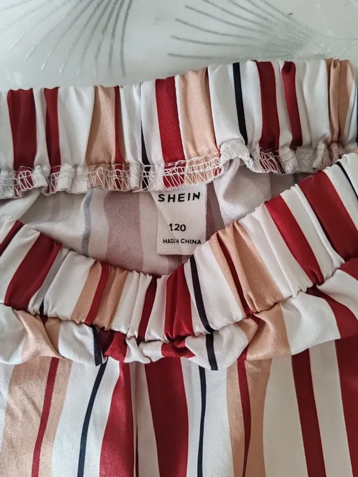 Ensemble pantalon large court + haut 7 ans - photo numéro 5