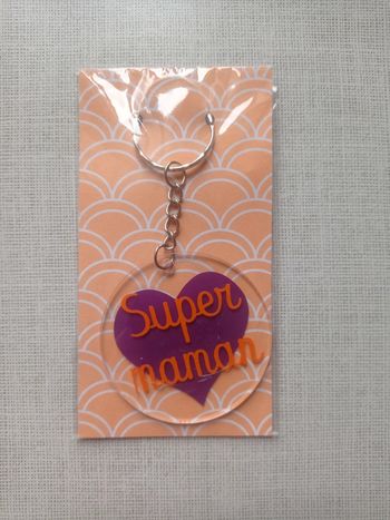 Porte clé super maman