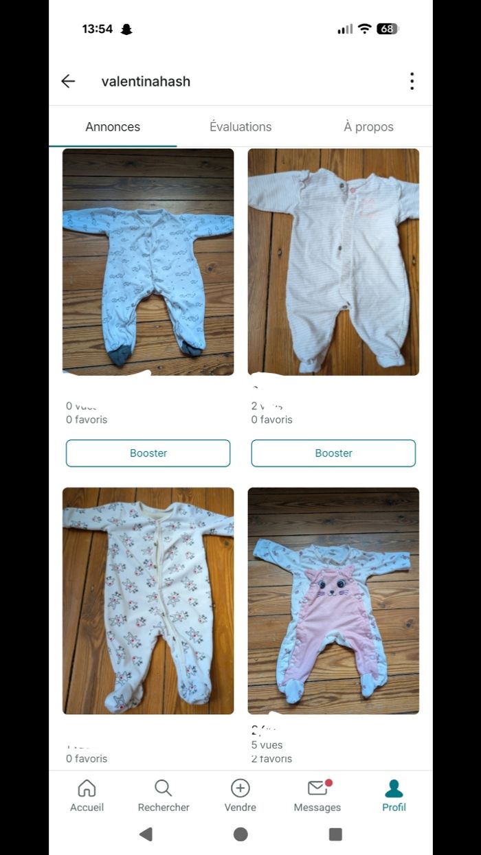 Lots vêtements bébé filles 0-1 mois - photo numéro 5