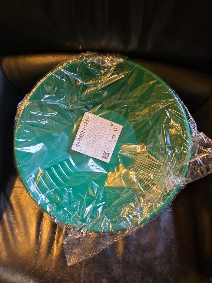 Batée orpaillage verte neuve