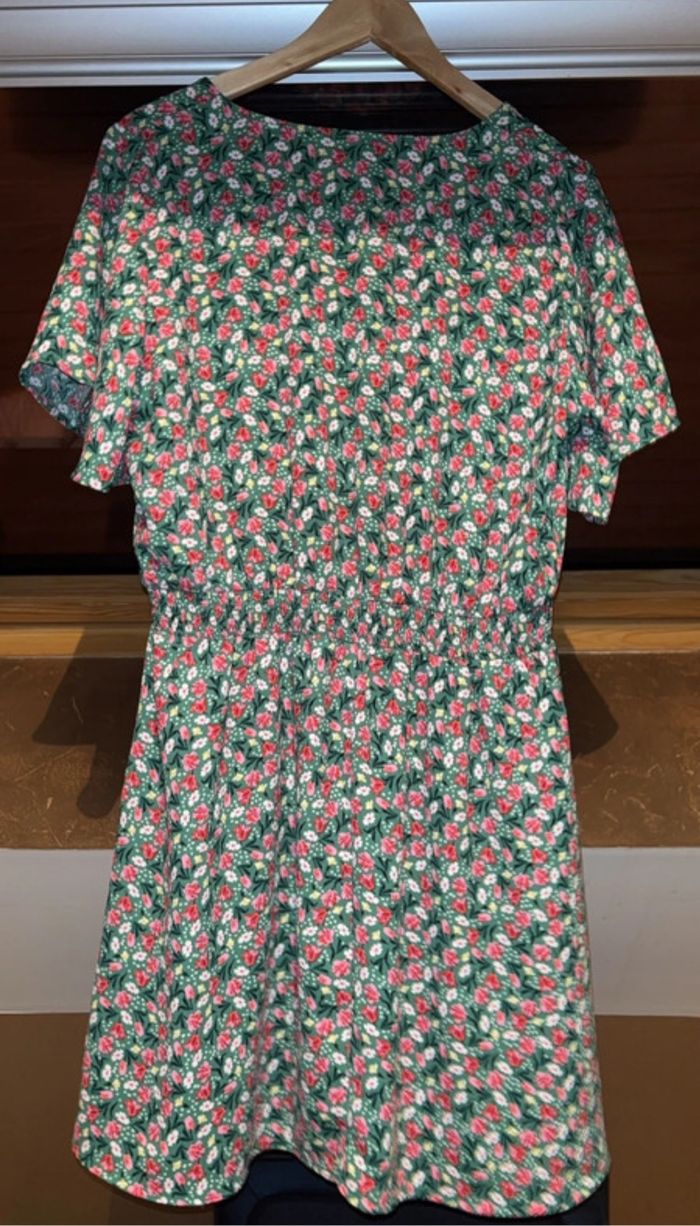 Robe verte à fleur kiabi - photo numéro 2