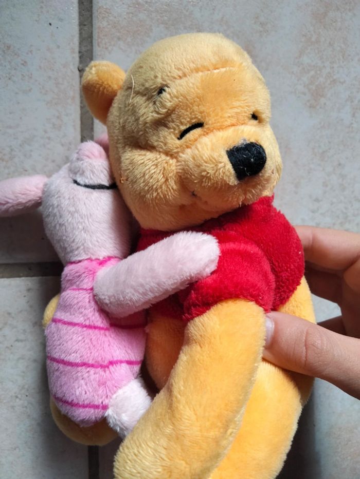 Peluche Winnie et porcinet Disney - photo numéro 2