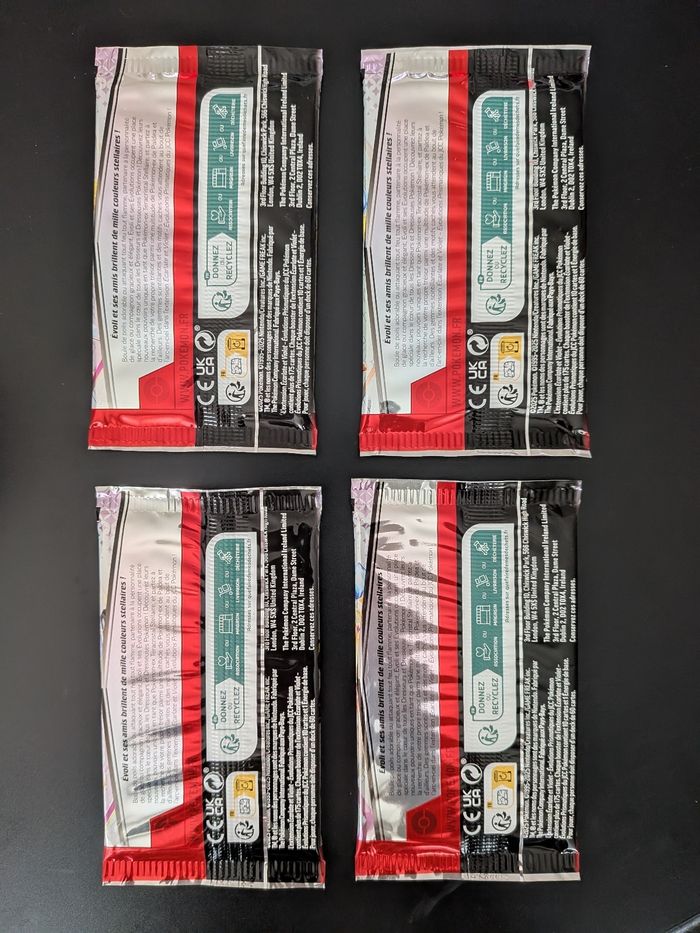 Pokémon Artset 4 Boosters Évolution prismatique Ev 8.5 FR Scellé - photo numéro 2