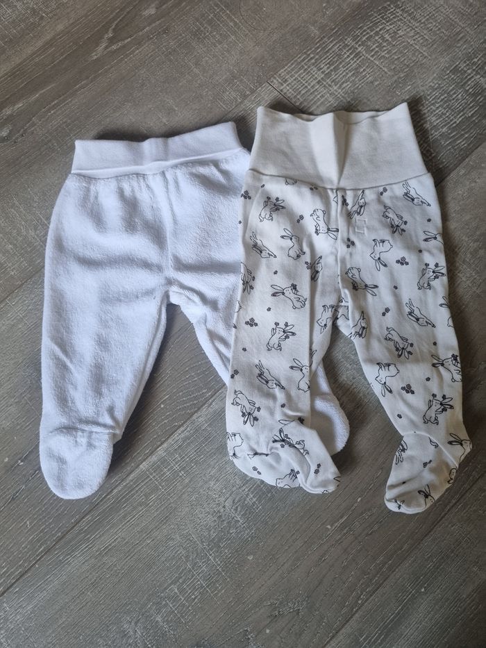 Lot 2 pantalons bout chaussettes