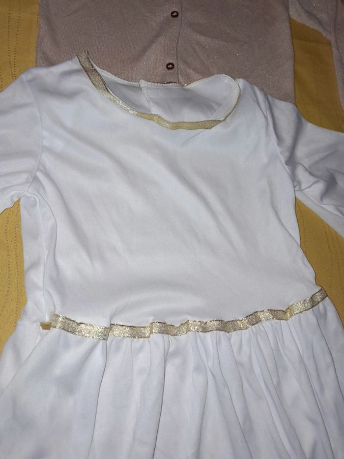 Robe de princesse Déguisement 5/6 ans blanche - photo numéro 6