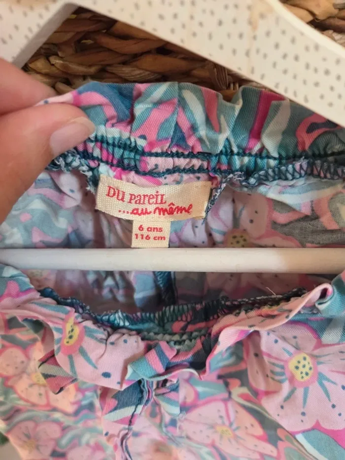 Pantalon fleuri Du Pareil au même 6 ans - photo numéro 3