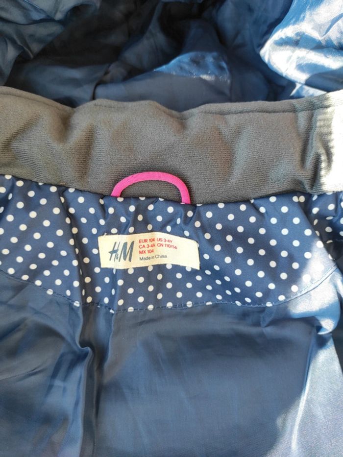 Manteau de ski fille H&M 3 - 4 ans - photo numéro 4