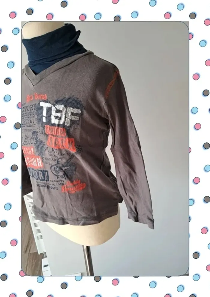 Tshirt col roulé 5 ans - photo numéro 2