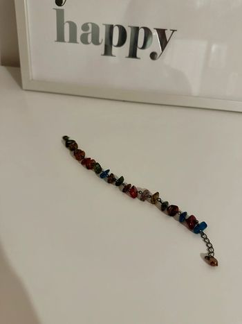 🍁 Bracelet en pierre multicolore vintage 🍁