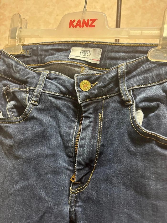 Jeans le temps des cerises pulp hight taille 36 - photo numéro 2
