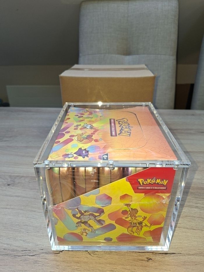 Protection acrylique pour display mini tin× 10 Pokémon aimantée épaisse 8mm - photo numéro 2