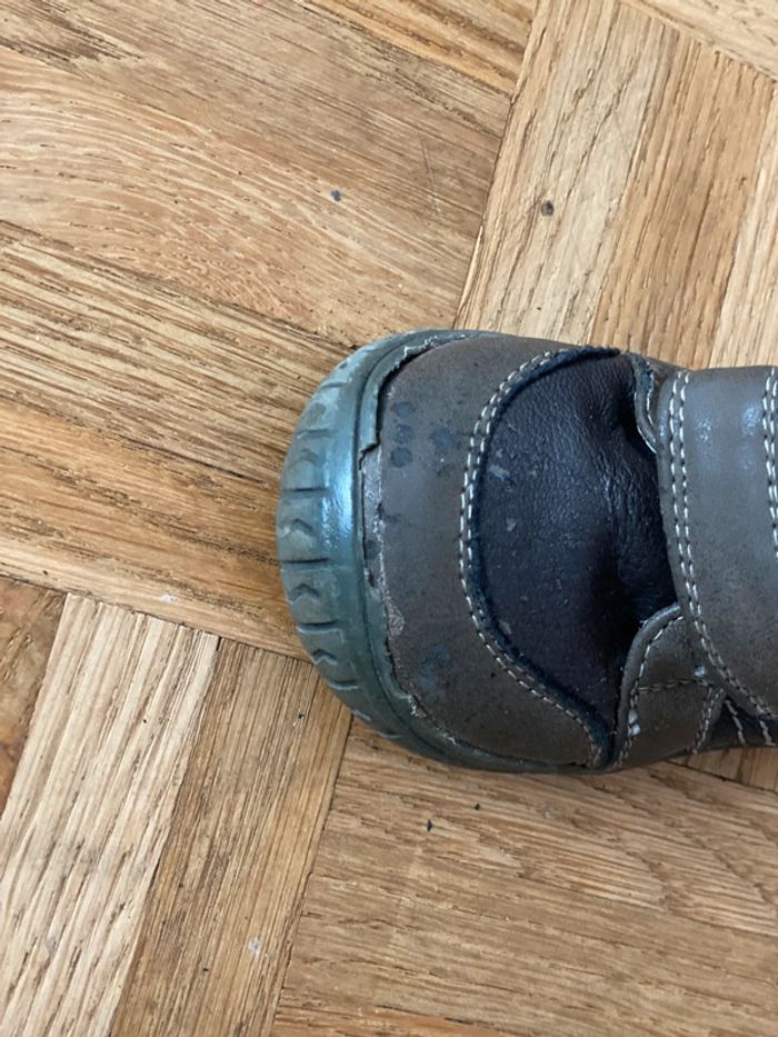 Chaussures 👞 bottines - cuir - Boîte à malices - Taille 20 - BE - photo numéro 4