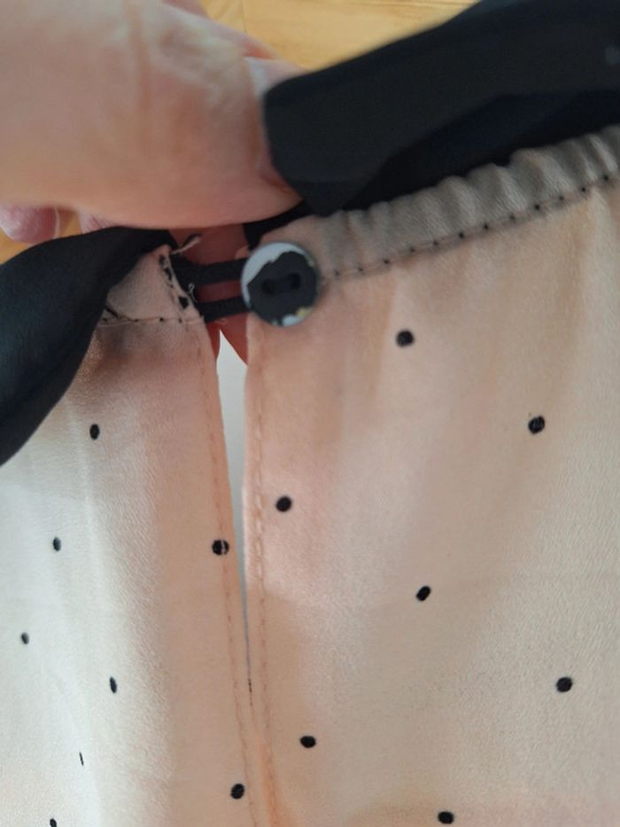 Blouse habillée saumon à pois Pimkie S - photo numéro 7