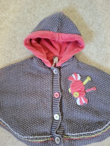 Poncho bébé 6 mois