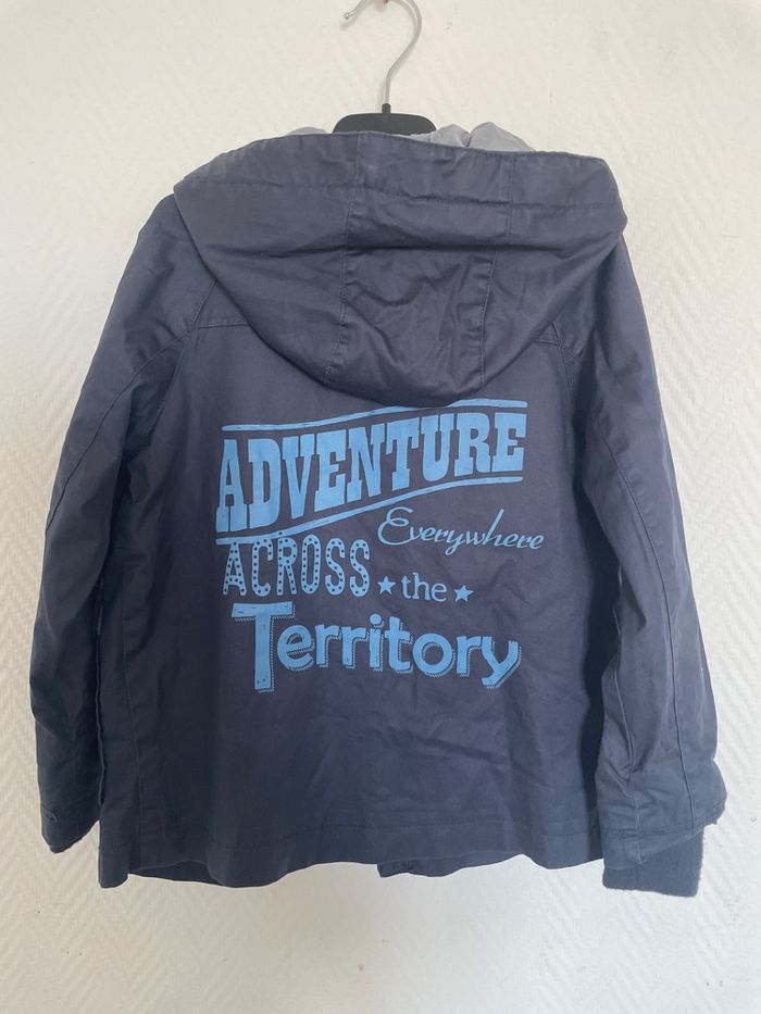 Veste mi-saison garçon 6 ans Vertbaudet bleu marine - photo numéro 6