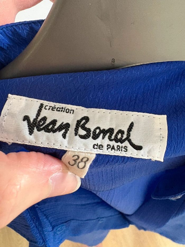Chemisier vintage bleu roi t38 - photo numéro 5