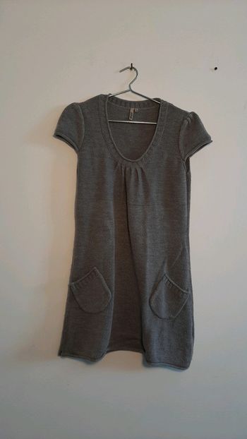 Robe pull grise T42/44