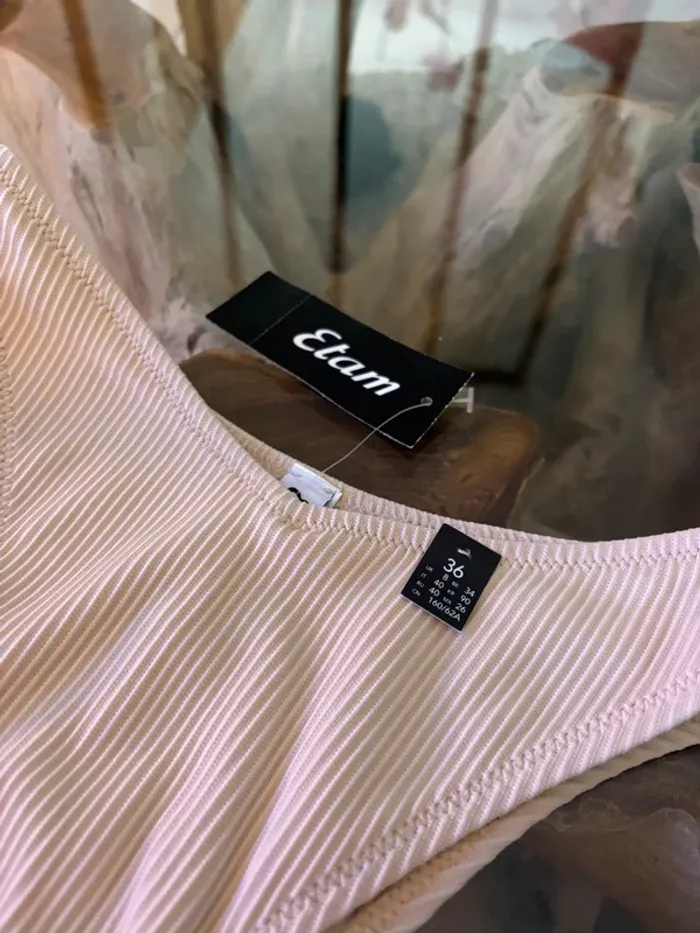 Bas de maillot de bain Etam brésilien High tierra beige 36 - photo numéro 4