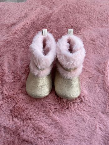 Chaussons hiver fourré bébé fille Ikks