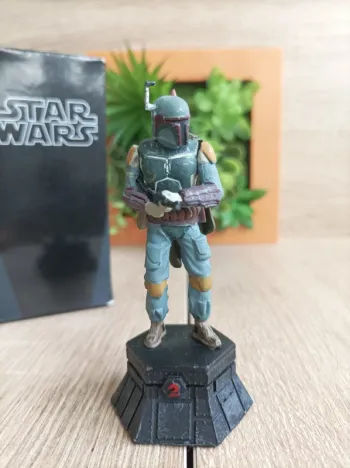 Figurine pièce d'échecs Boba Fett Star Wars Altaya