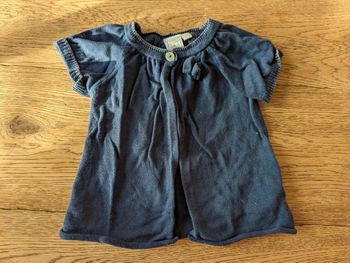 Gilet manche courte bleu cadet Rousselle