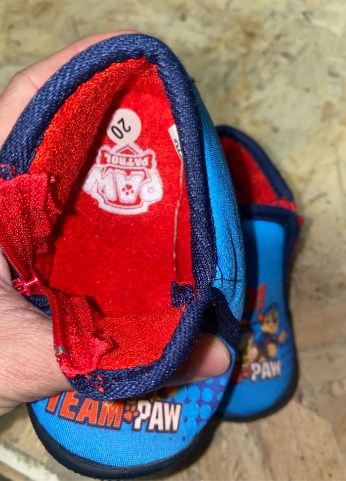 Chaussons Pat Patrouile Paw Patrol zip - photo numéro 2