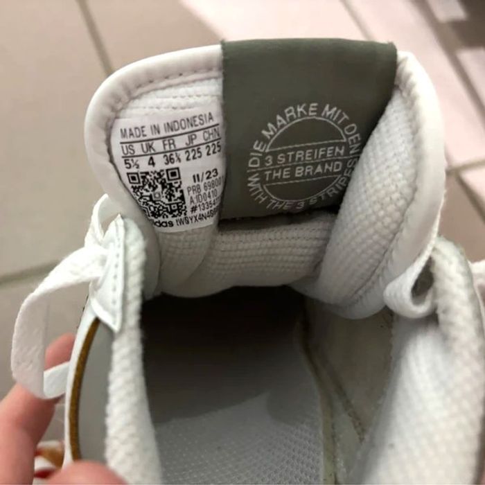 Adidas forum low cuir blanc t.36 2/3- UK 4 - photo numéro 4