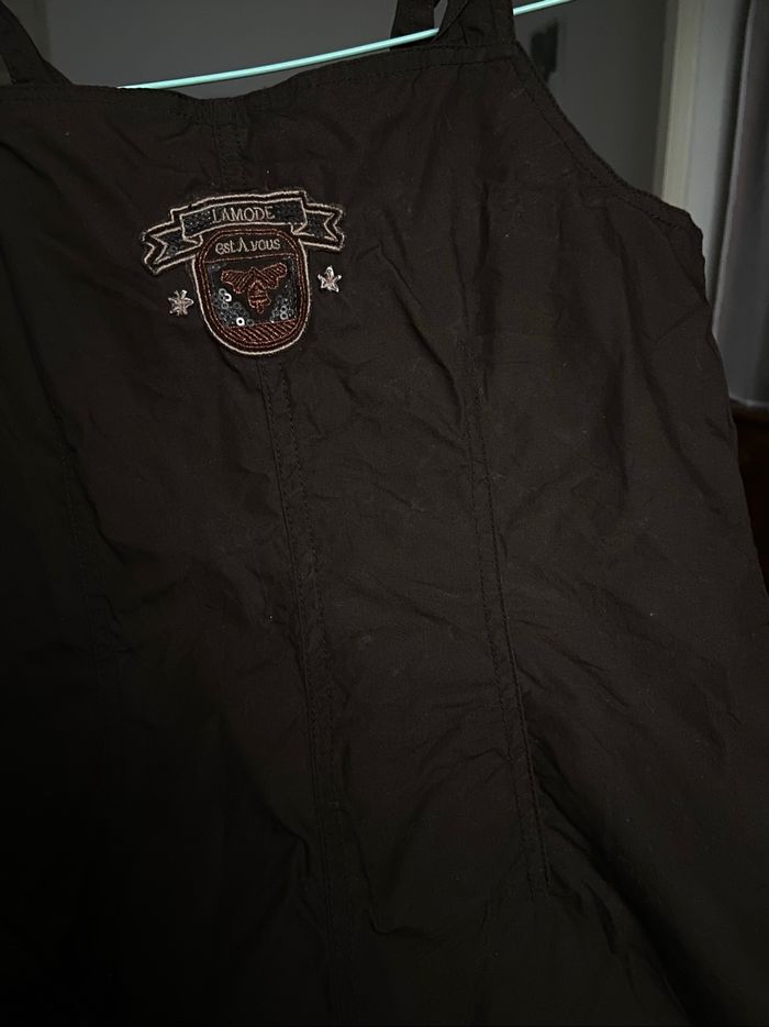 Robe style salopette marron - photo numéro 4