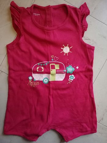 Bodys combinaison short fushia