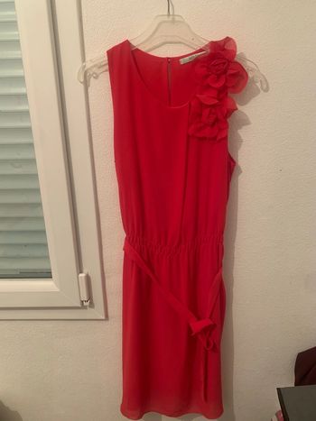 robe midi rose