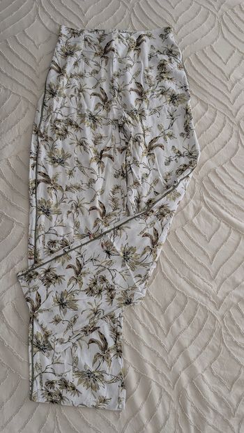 Pantalon fluide Etam - Motif Floral & Oiseaux - Style Pyjama Chic / Sortie