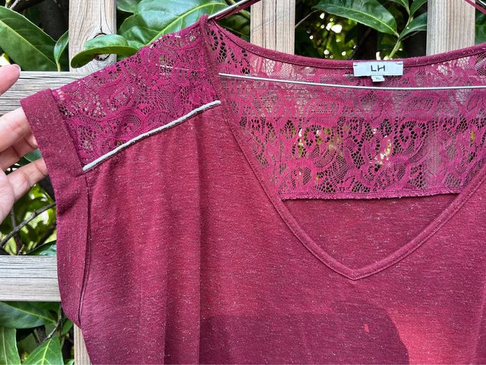 T-shirt violine - photo numéro 2