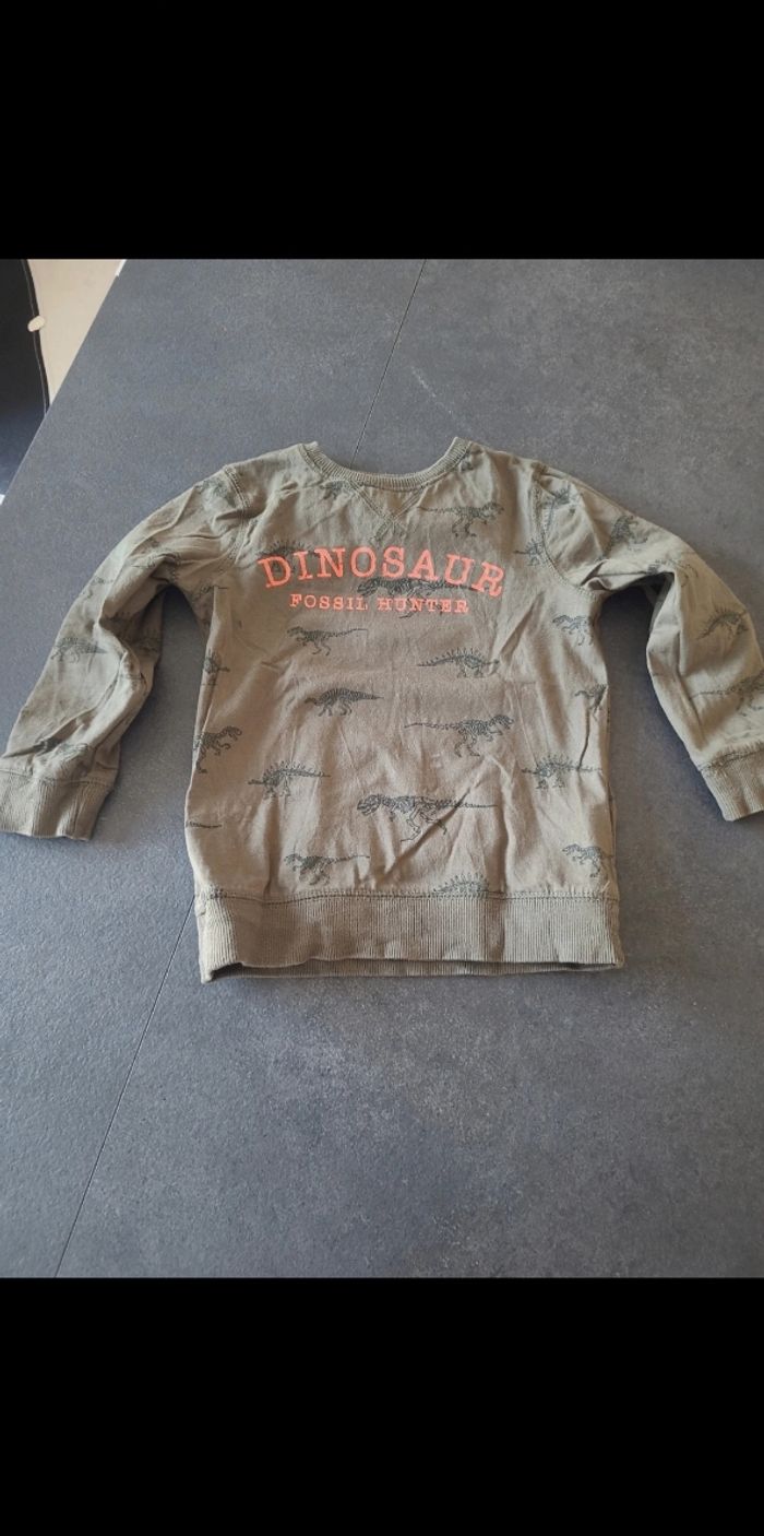 Lot 2 sweat dinosaure Vertbaudet 6 ans - photo numéro 2